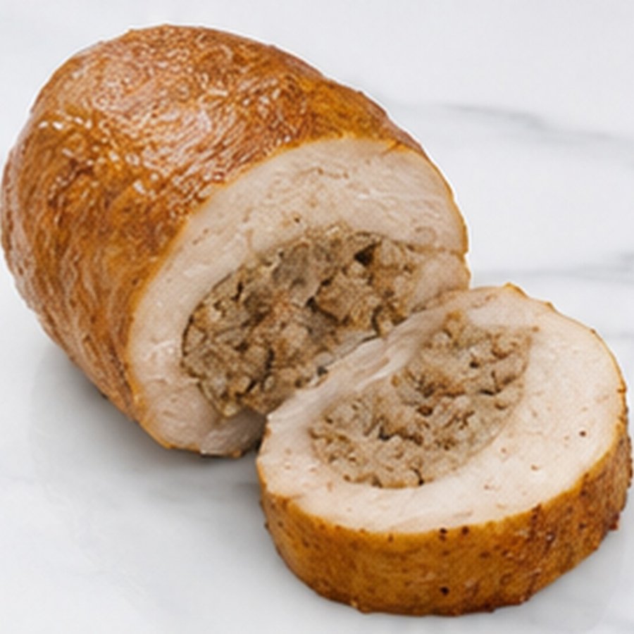 CHICKEN ROLL W/KISHKA