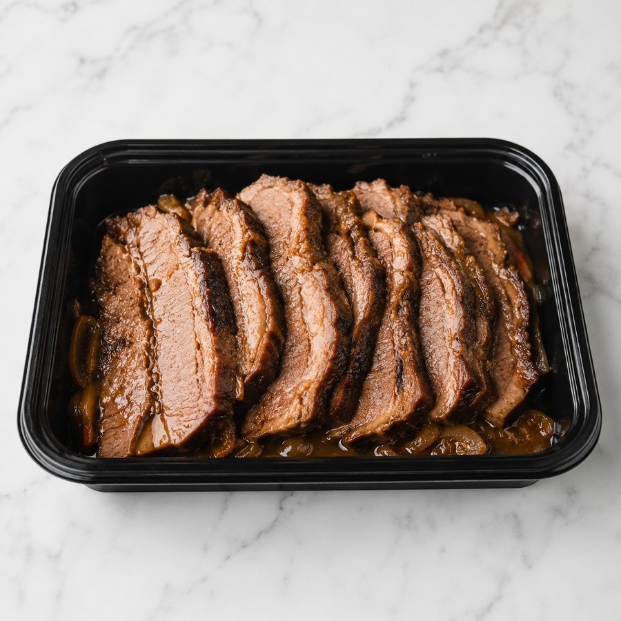 PICKLED BRISKET COOKED