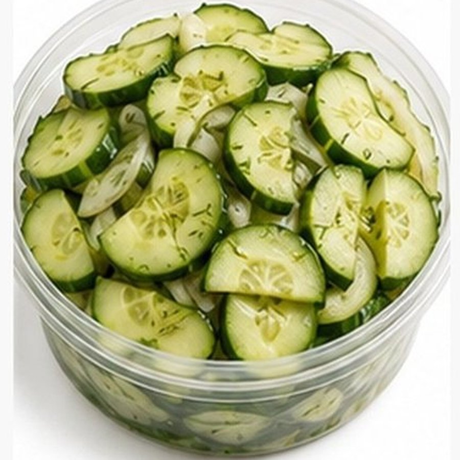 CUCUMBER SALAD 8 OZ - Small (1/2 Lb)