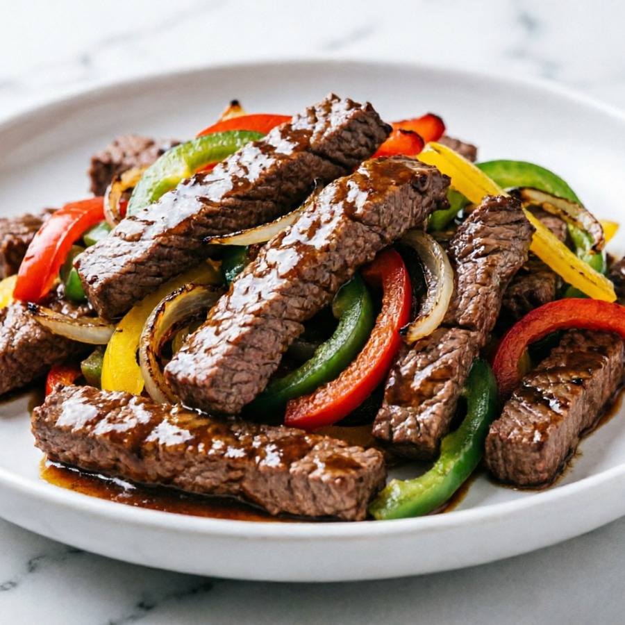 KJ BEEF PEPPER STEAK