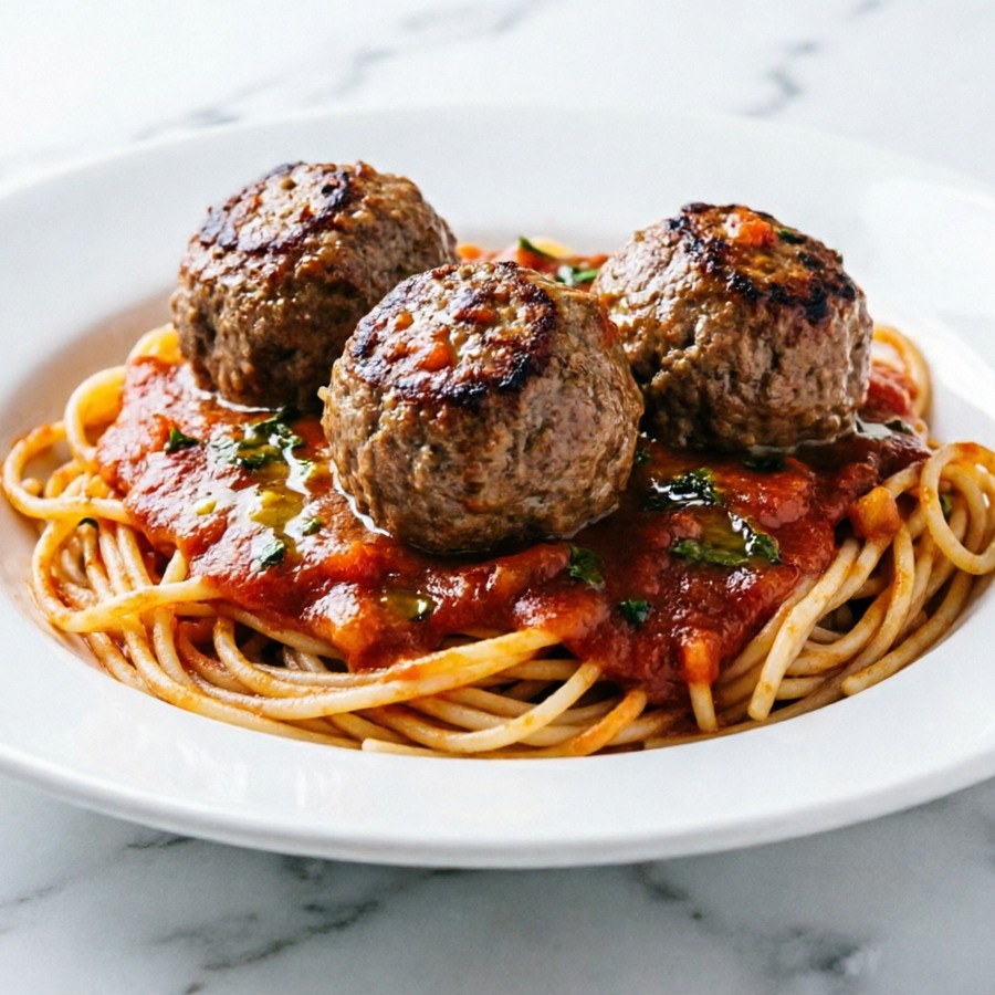KJ MEATBALLS SPAGHETTI
