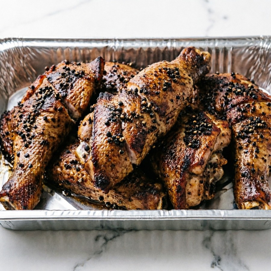 CHICKEN STRIPS DARK (PEPPER STEAK)