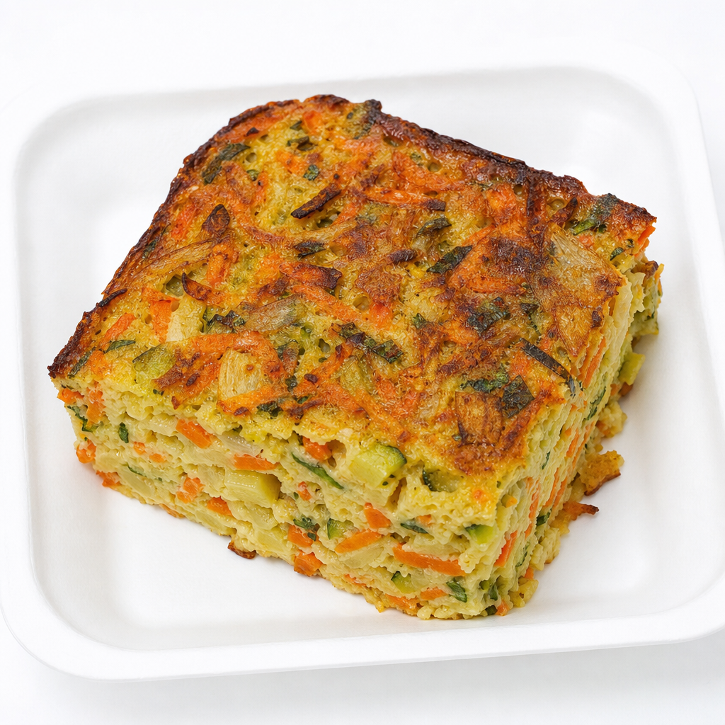 VEGETABLE KUGEL TRAY SLICE